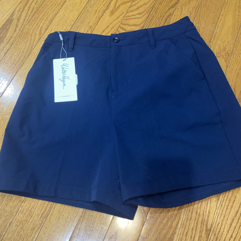 Walter Hagen Traditional Clubhouse Golf Shorts Size 4 Blue